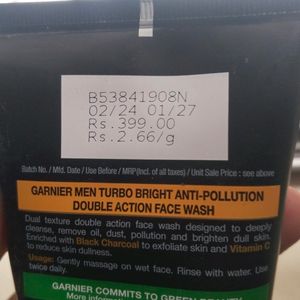 Garnier Men Turbo Bright Antipollution 2xl