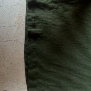 Olive Green Korean Top(32)