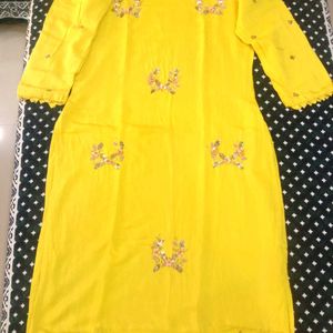 Yellow Kurta.