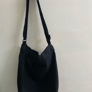 Black Canvas Bag Cotton