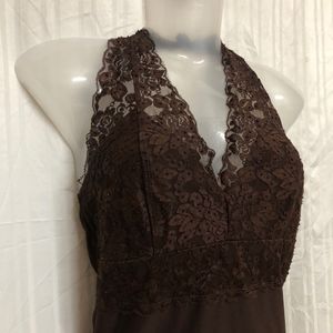 Wild Cat Brown Sleeveless Top