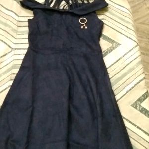 Beautiful Maxi Navy Blue 💙 Western Dress