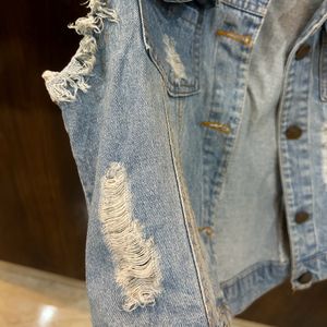 Cool Denim Crop Jacket