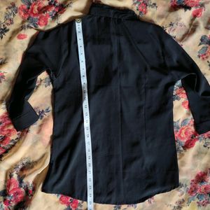 Women Solid Black Shirt