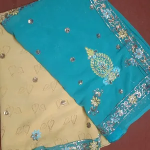 Beautiful Work Silk Saree