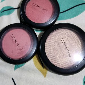 Mac Blush And Highlighter Trio