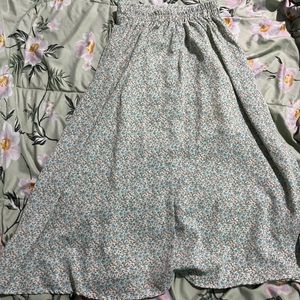 Floral Long Skirt