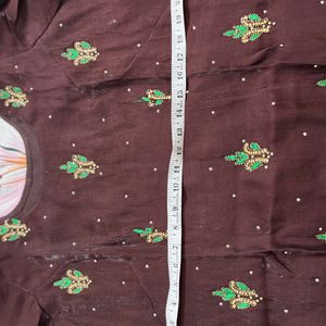 fully heavy embroidered suit