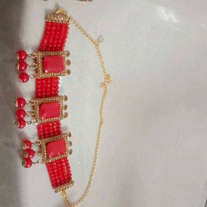 Red Golden Necklace