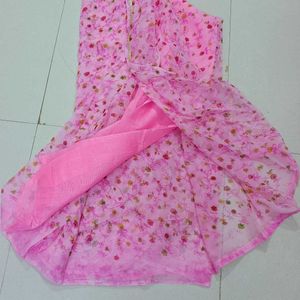 Woman Magenta Colour Printed Saree