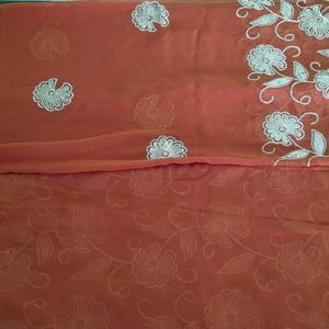 Saree With Face Kit