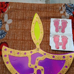 Lakshmi Charan And Diya Sticker