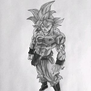 Goku Mui Drawing