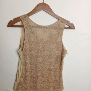 Net Emporio Khaki Colour Casual Top (Girl' s)