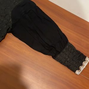 Black Top For Skirt/pant