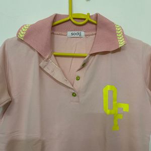 Peach Polo Tshirt