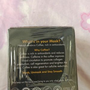 M COFFEE FACE MASK