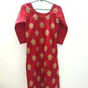 Red Colour Jodhpuri Kurti For Women