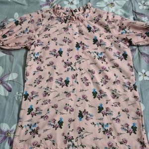 Floral Pink Top Women