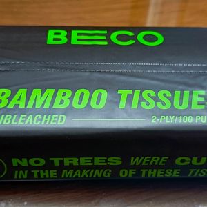 2 Pc. Bamboo Face Tissues + Cotton Buds