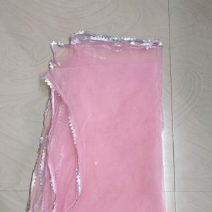 Baby Pink Colour Beautiful Dress With Dupatta