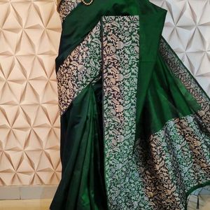 Fabric Saree Bangalore Handloom Raw Silk