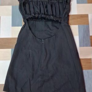 Black A-line Dress