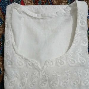 White Women Kurti