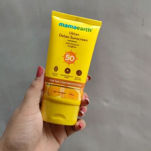 Mamaearth Ubtan Detan Sunscreen Combo