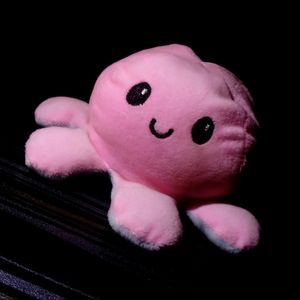 pink and blue Super Soft Octopus Animal Toy