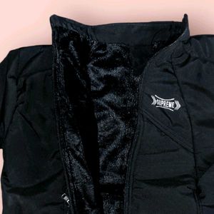 Men's Jacket M Size, Dark Black