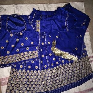 Royal Rajputi Poshak With Neavy Blue Colour