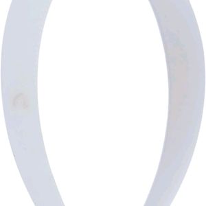 ASG White 1 Inch Plastic Hard Headband