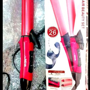 2in1 Hair straightener