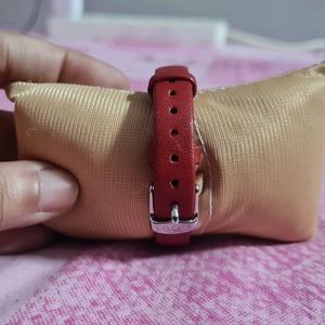 Fastrack Wrist Watch With Red Strap