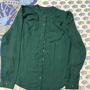 Olive Green Formal Shirt