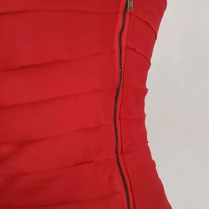 Y2k Cherry Red Cocktail Dress