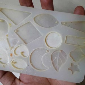 Resin Earing Keychain Mould Silicone