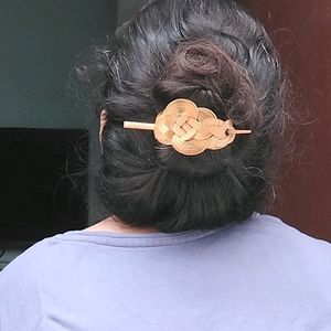 Handcrafted Bamboo Stylish  Hair Clip