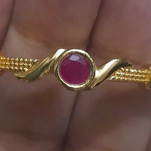 Pink Stone Single Bangle