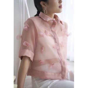 New Baggy Oversized Floral Pink Shirt