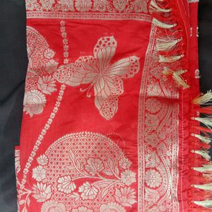 Dola Silk Saree With Siroski