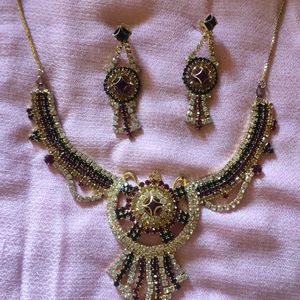 Necklace Set With Earrings