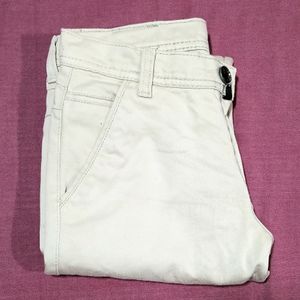 Kids Cream Color Pant