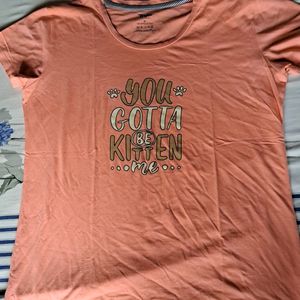 Orange Casual Top