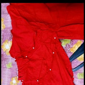 Once Used Red Maxi Dress Xl