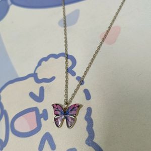 Aesthetic Pinteresty Butterfly Pendant Chain🎀