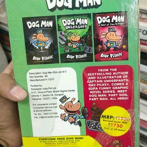 Dogman Set Of 3 Books (BRAND NEW)