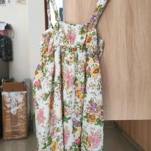 Floral Dress (removable straps)