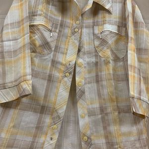 WOMEN FORMAL SHIRT - Pastel Yellow